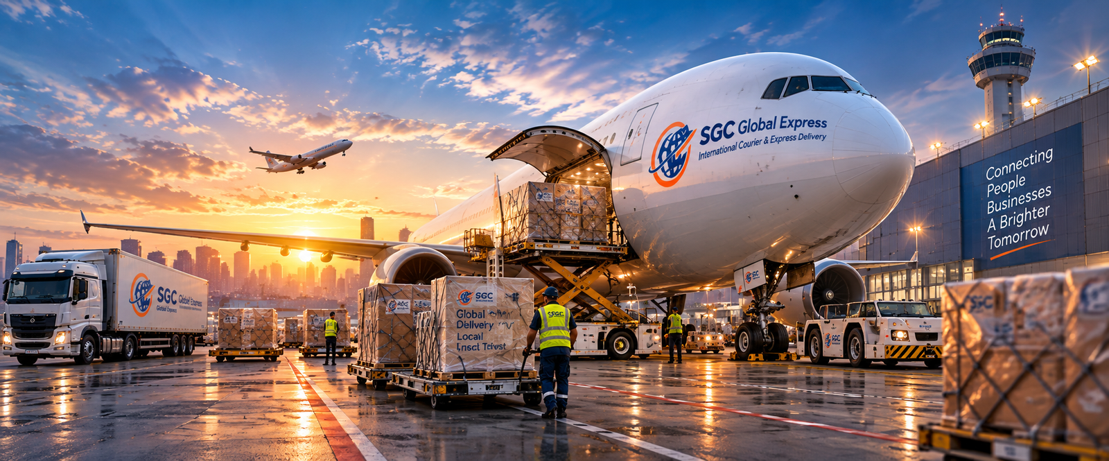 International cargo aircraft and logistics operations